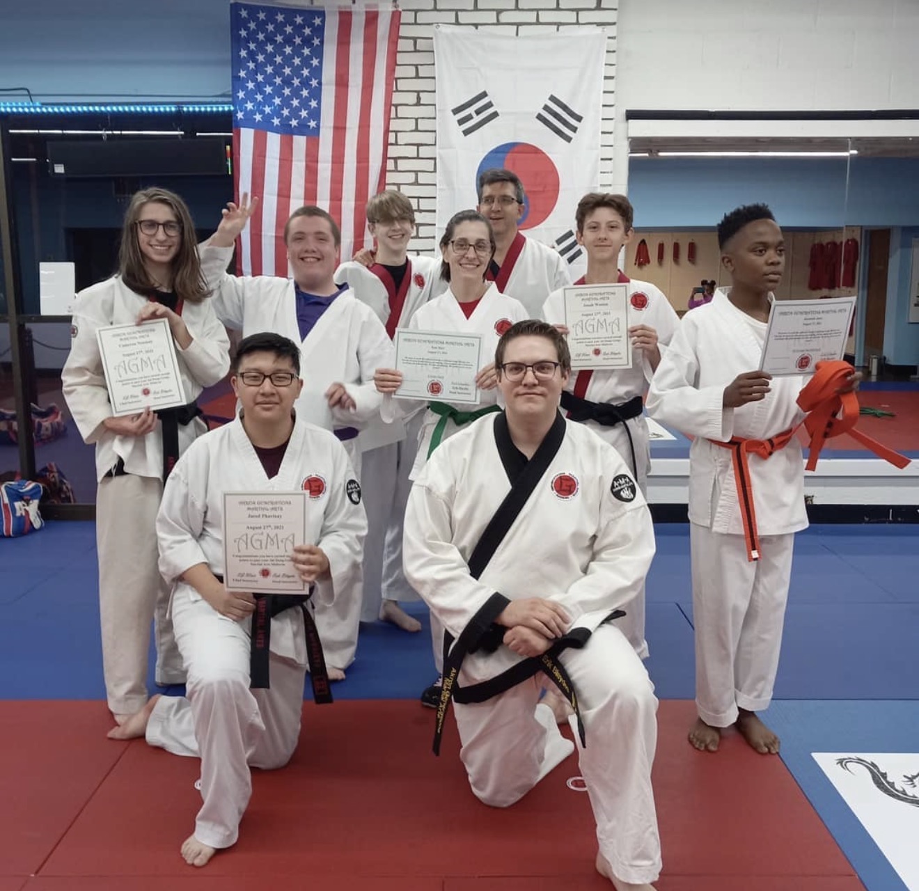 Akron Generations Martial Arts smaller class group photo